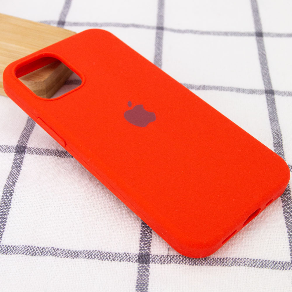 Silicone Case Full Protective (AA) для iPhone 12 Mini (Red)-1